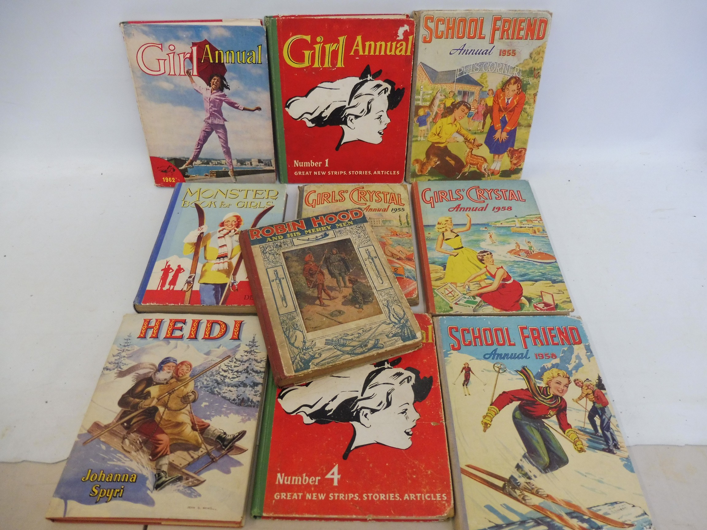 A quantity of annuals across two boxes, some circa 1950s. - Image 4 of 4
