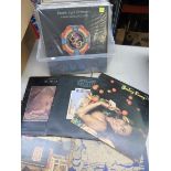 A quantity of mainly Classic Rock vinyl LPs including Juicy Lucy on Vertigo, Led Zeppelin, Pink