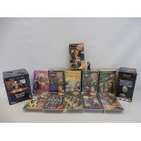 A selection of Dr. Who videos, dvds and collectors' box sets.
