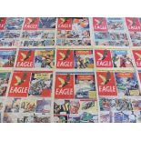 Approximately 120 Eagle comics from the 1950s and 1960s.