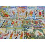 34 Rupert annuals, 1957 onwards.