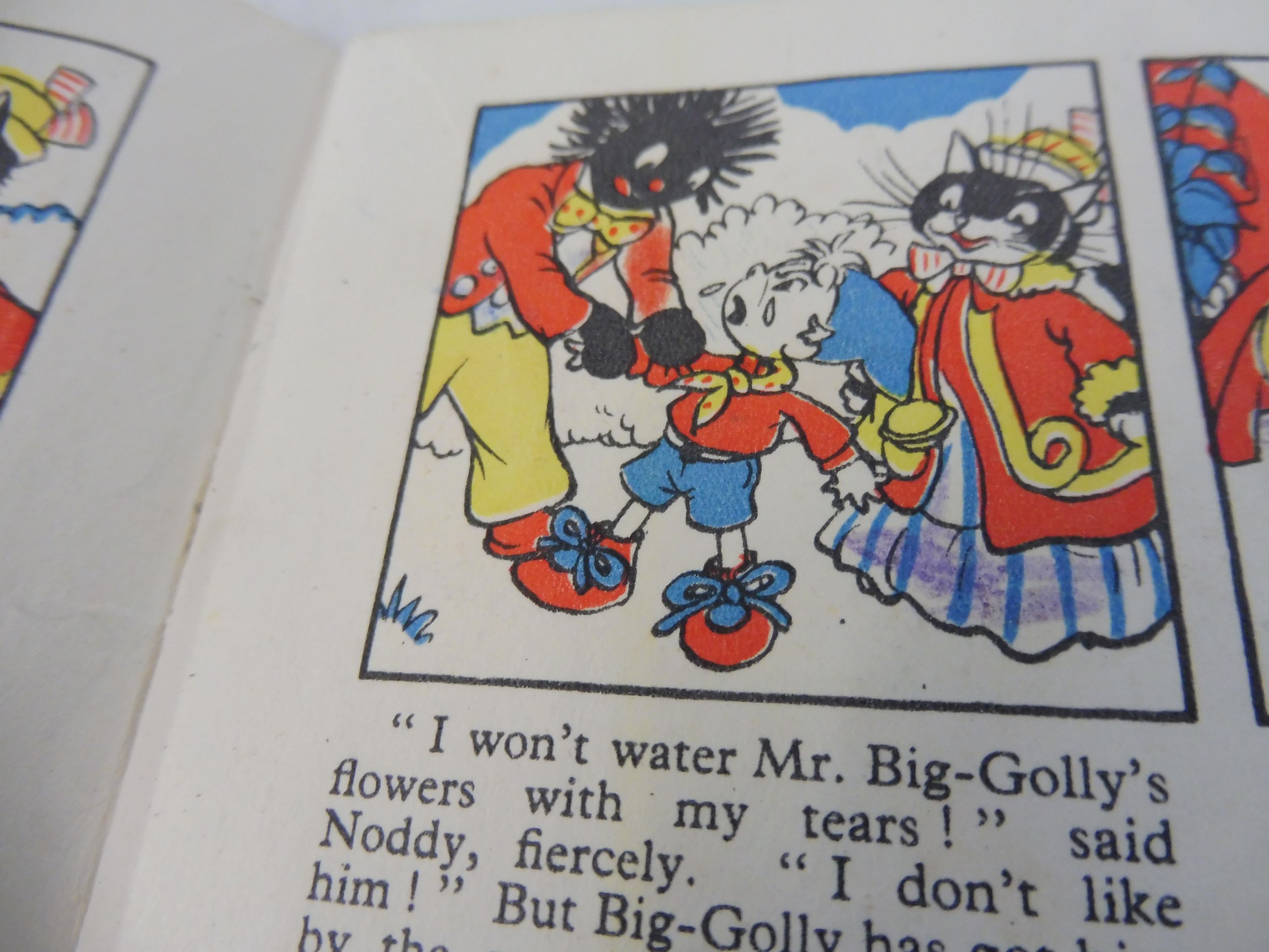 Four early Enid Blyton volumes, Noddy the Crybaby, Noddy is nearly tricked, Noddy and the big - Image 2 of 3