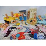 A quantity of Sindy accessories, dolls, furniture and outfits etc.