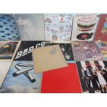 A selection of 16 collectable vinyl LPs, to include The Beatles white album, The Who, Yes, The Who