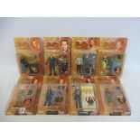 Eight Buffy carded figures.