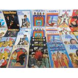 A quantity of original Blue Peter annuals, various eras.