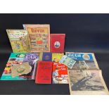 A small selection of ephemera including a Moon Landing souvenir supplement dated July 1969, a copy