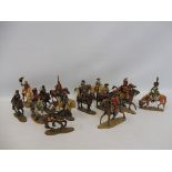 15 original Delprado figures - Men at War Series, all appear in good condition.