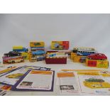 12 assorted Atlas Dinky models, mint and boxed, plus some certificates.