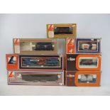 Seven boxed items of Lima rolling stock including GWR Parcels van.