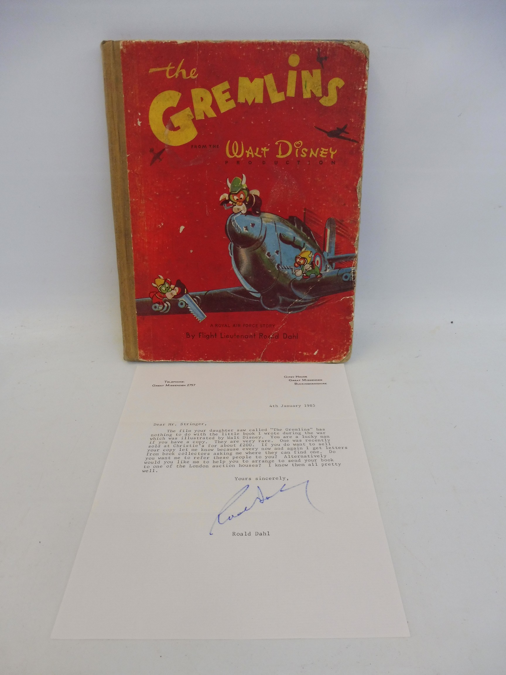 The Gremlins - from the Walt Disney production, a Royal Air Force Story by Flight Lieutenant Roald