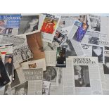 A collection of Madonna pamphlets, inserts, newspapers, posters etc., a large quantity.