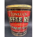 A Lovell's Toffee Rex toffee bucket, 10" high.