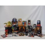 A good selection of Star Wars merchandise, new and sealed dating from 1996-2020.