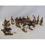 15 original Delprado figures - Men at War Series, all appear in good condition.