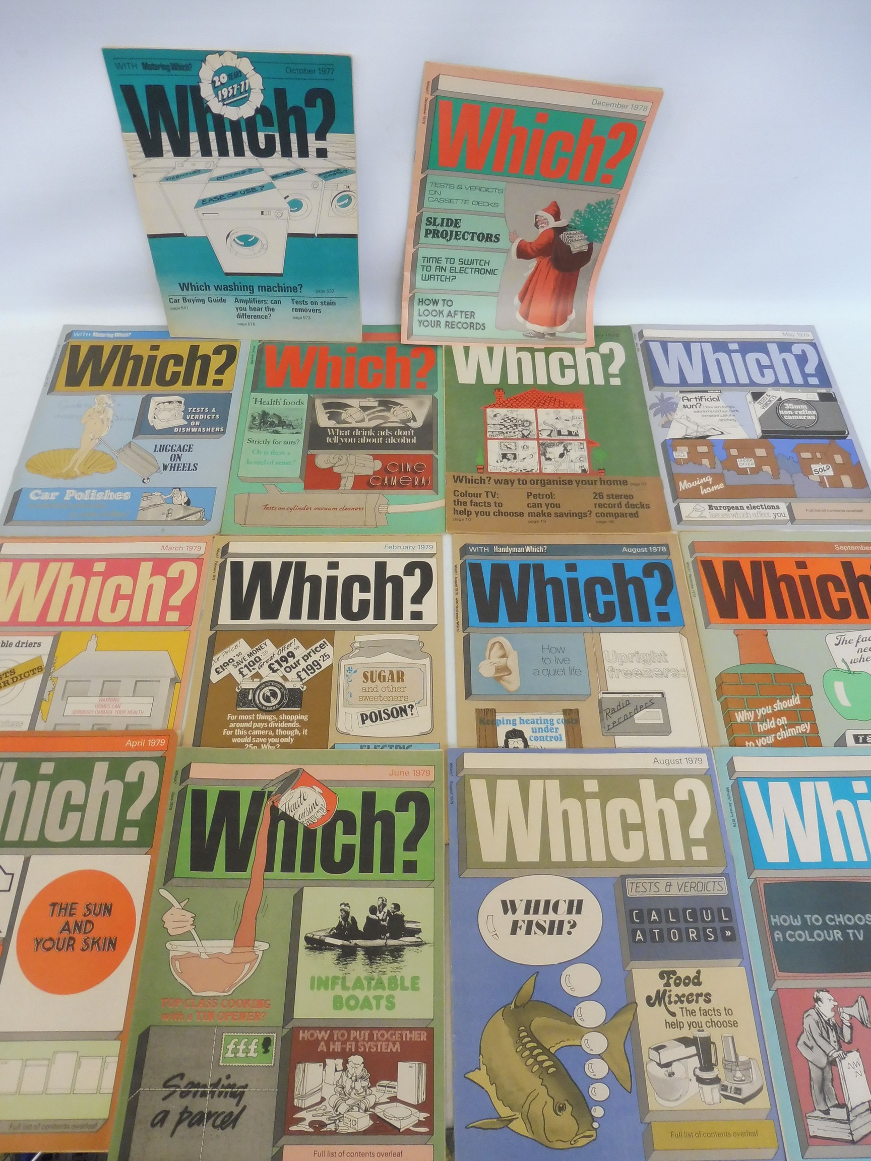 A quantity of various copies of Which Magazine from July 1978.