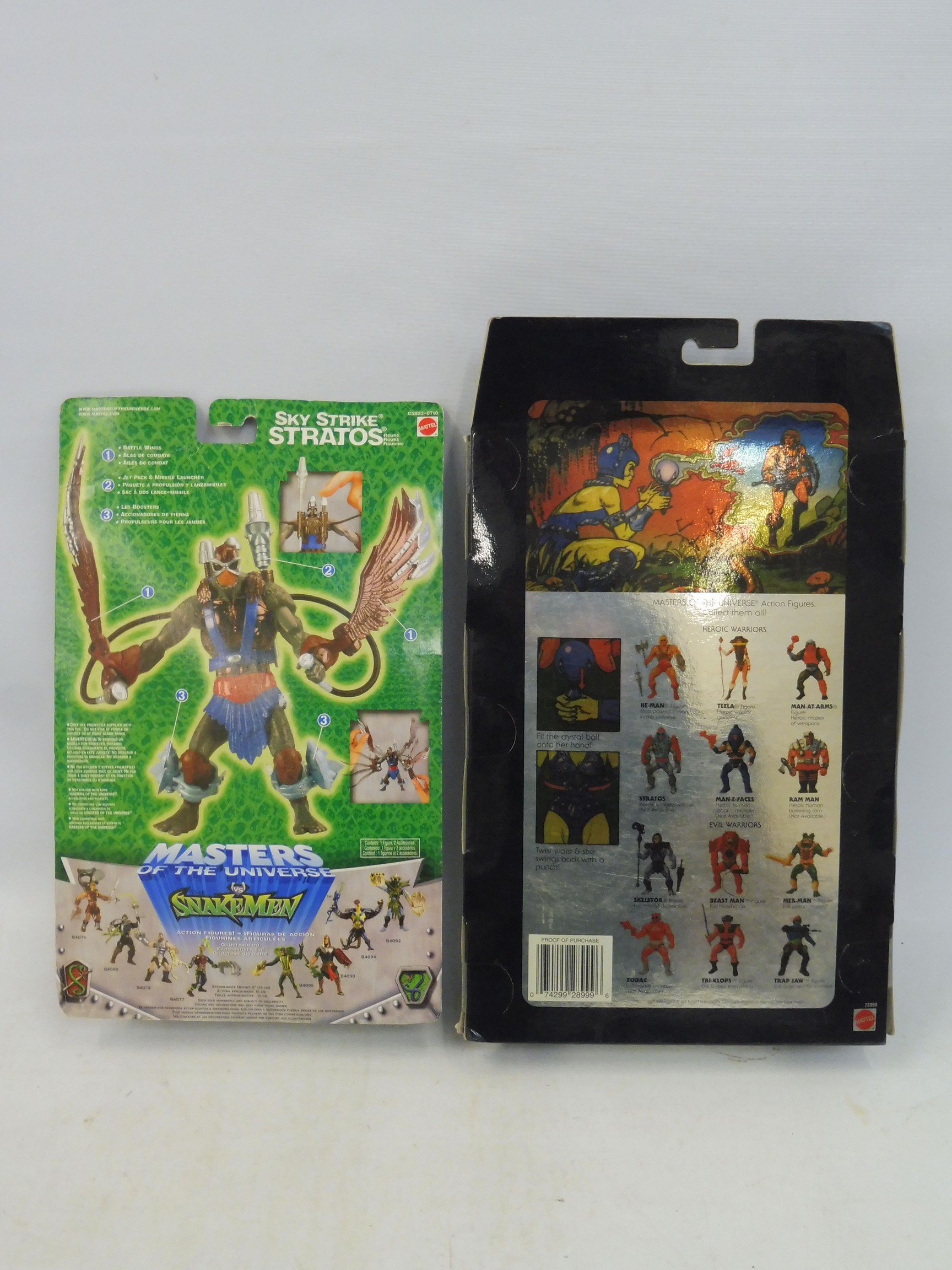 Two boxed and carded Masters of the Universe - Evil Lyn and Sky Strike Stratos. - Bild 2 aus 2