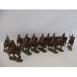 15 original Delprado figures - Men at War Series, all appear in good condition.