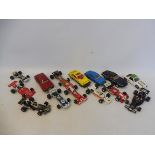 A selection of larger scale Corgi racing and executive cars.