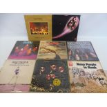 Eight Deep Purple vinyl LPs including Fireball on the EMI Harvest label, Machine Head, Made in Japan