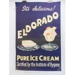 An Eldorado Pure Ice Cream pictorial advertising poster, 20 x 30".