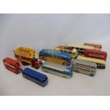 Eleven buses and coaches including a rare Castoys Plaxton observation coach.