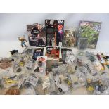 Various Star Wars merchandise, all new and in unused condition.