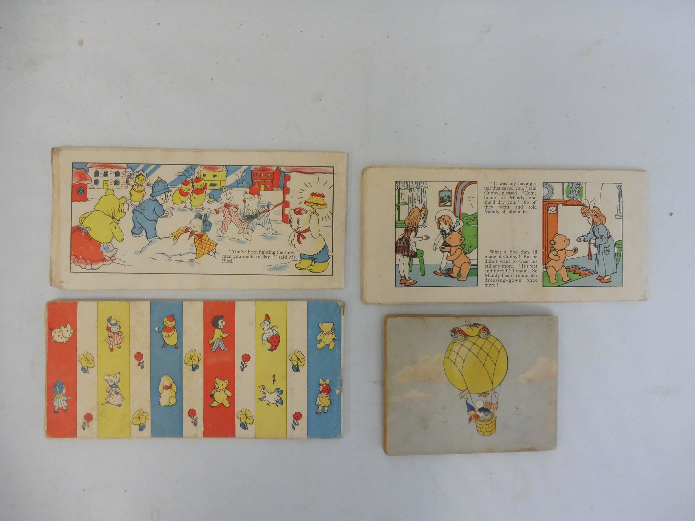 Four early Enid Blyton volumes, Noddy the Crybaby, Noddy is nearly tricked, Noddy and the big - Image 3 of 3