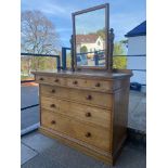 A late Victorian dressing table by Doveston, Bird & Hall of Manchester, in the manner of Bruce