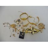 A selection of jewellery, ladies wristwatches etc.