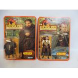 Two Kenner Robin Price of Thieves carded figures, Robin Hood and Friar Tuck.