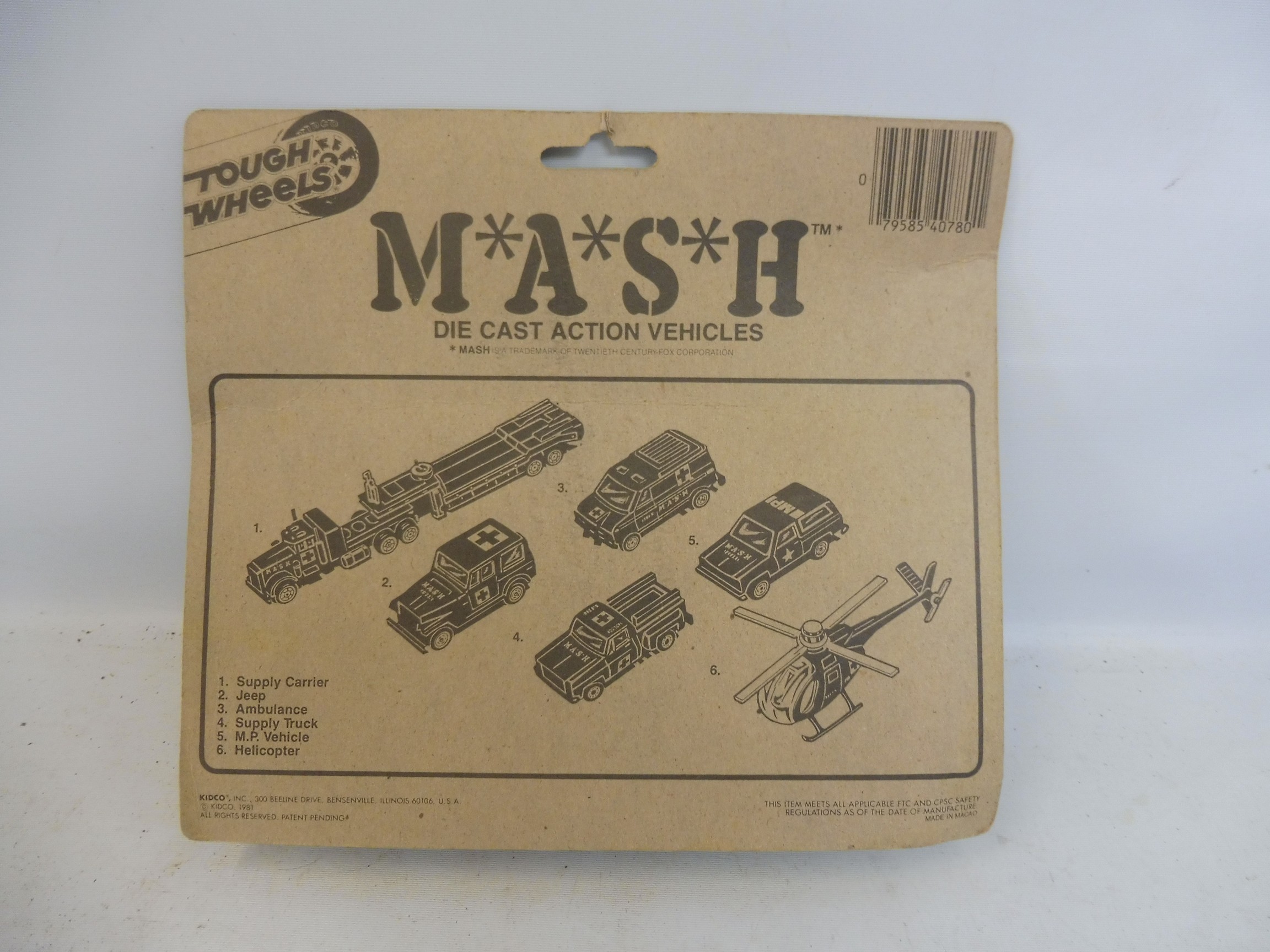 A carded MASH die-cast gift set, made by Rough Wheels. - Image 4 of 4