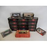 A collection of boxed die-cast models, mainly Formula 1 by Onyx.