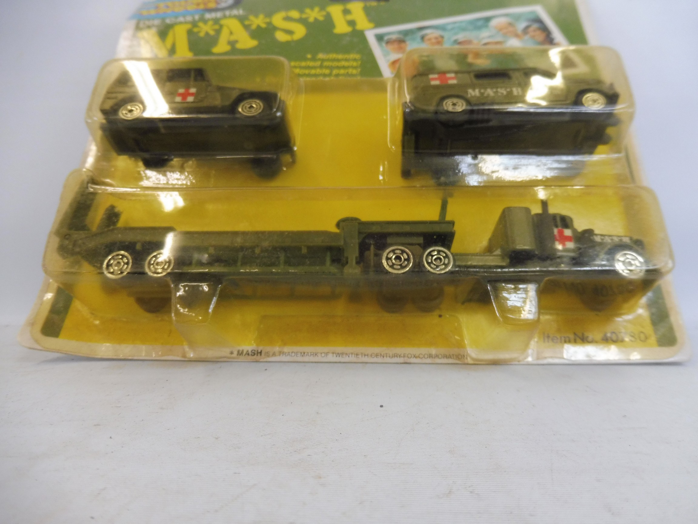 A carded MASH die-cast gift set, made by Rough Wheels. - Image 2 of 4