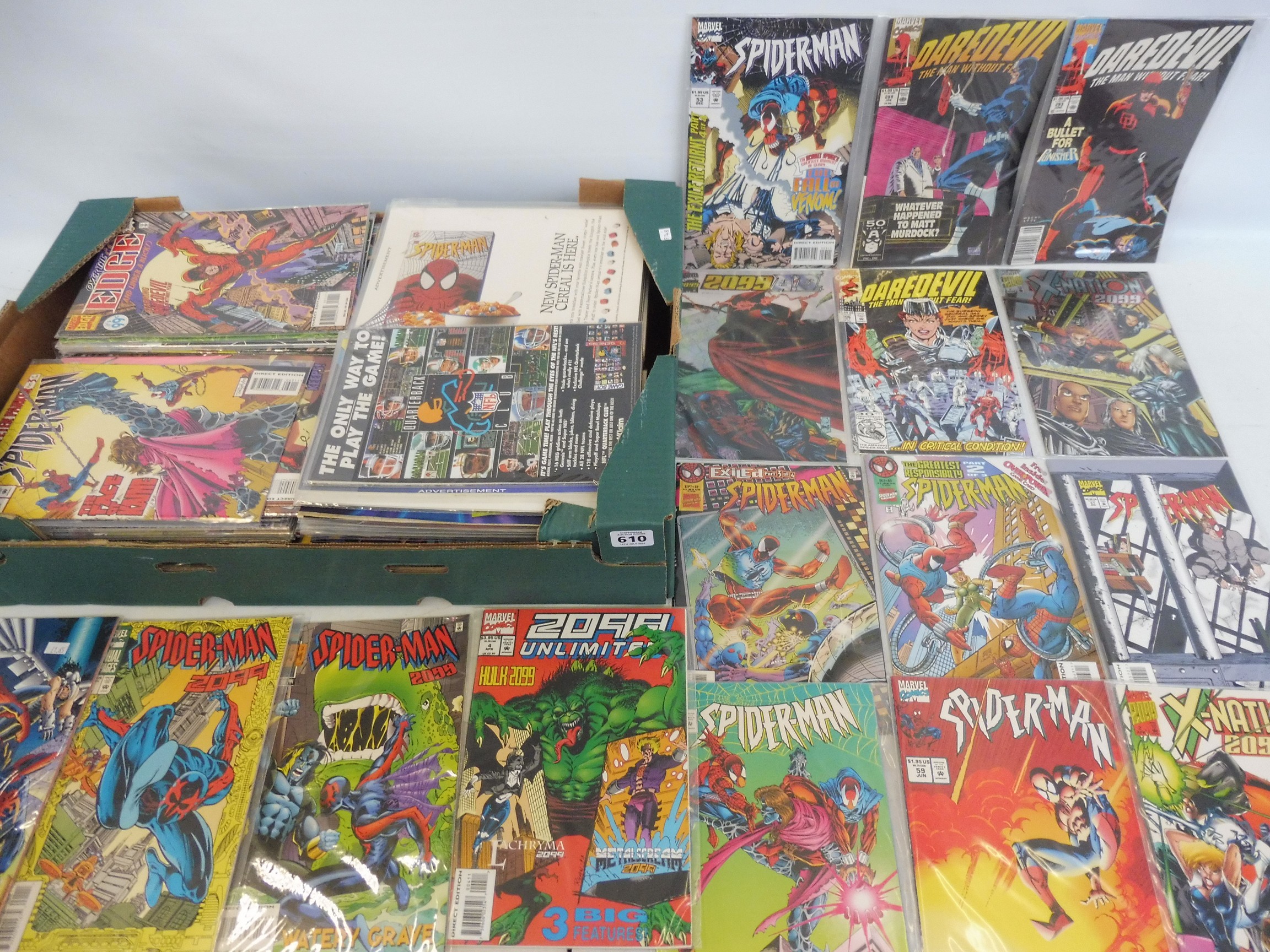 A good collecton of circa 1990s and later Marvel DC comics, various titles and characters, all