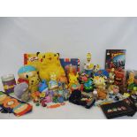 A selection of Simpsons collectables and others.