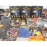 A large box of Star Trek merchandise to include fact files.