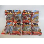 A box of carded Iron Man figures.