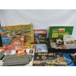 A collection of period games, playworn vehicles plus a Parker 'Escape from Colditz'.