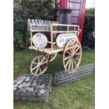 A Victorian Dairy Delivery Van built by Express Dairies, sign written for A.H. Bolton, The Manor