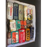 A quantity of tyre repair outfit tins etc.