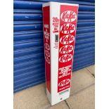 A new old stock Kit-Kat wall mounted vending machine in superb near mint condition, and in