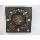 An unsual aviation related dial, 13 x 13".