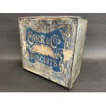 A Carr & Co's Biscuits of Carlisle biscuit tin with original paper label.