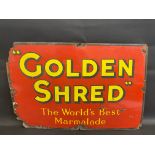 A 'Golden Shred' Marmalade rectangular enamel sign, 30 x 20".