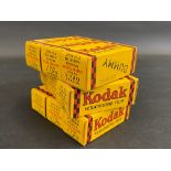 Nine Kodak Verichrome Film dummy display boxes.