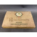 A Rowntree's Riviera Chocolate Bon-Bons rectangular cardboard box.