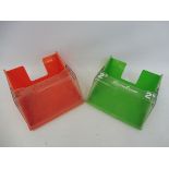 Two Rowntrees Polo plastic counter top dispensers.