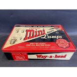 A Genuine Mini Auto Lamps rectangular tin, in good condition.