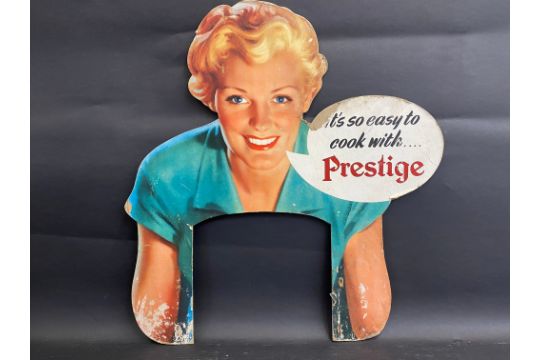 A die-cut showcard advertising 'Prestige', 20 x 21". - Image 1 of 5